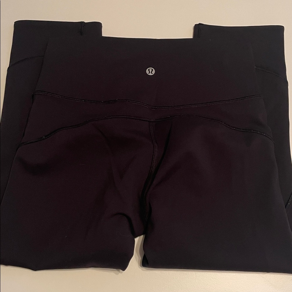 Lululemon Black‎ Crop Leggings 19.5”
